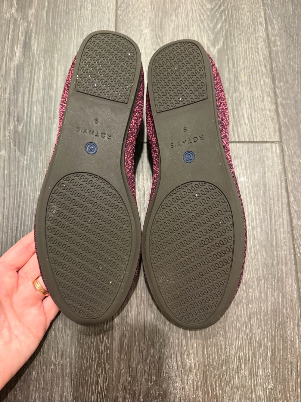 Rothy’s the flat in fig python size 9 - Picture 5 of 7